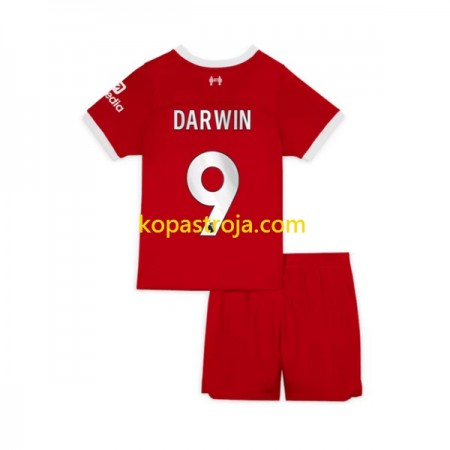 Billiga Fotbollströjor Liverpool Darwin Nunez 9 Barn Hemma tröja 2023/24 Kortärmad